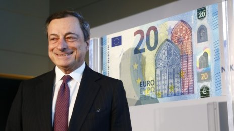 ЕЦБ представи новата банкнота от 20 евро