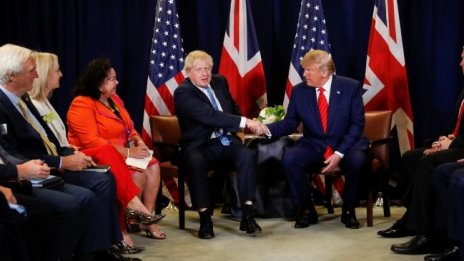 Борис Джонсън се среща с Доналд Тръмп в Белия дом през януари