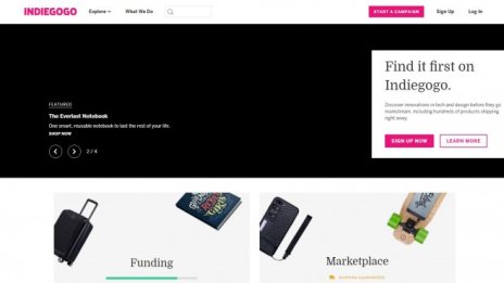 Indiegogo пуска онлайн магазин в платформата си