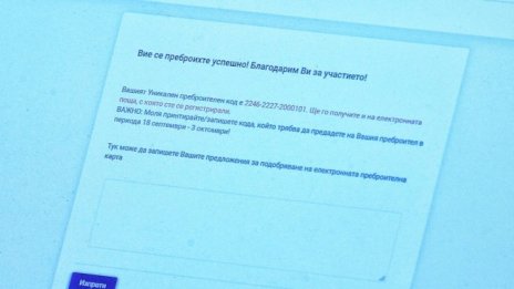 Системата "Преброяване 2021" заработи отново, но с намален капацитет