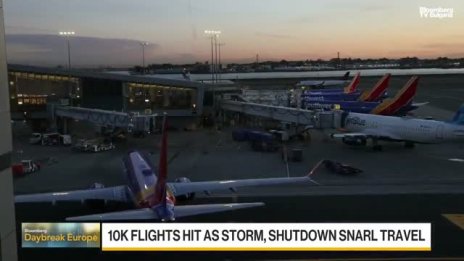 Ако затварянето в САЩ продължи след 14 ноември, 20% от полетите може да бъдат отменени