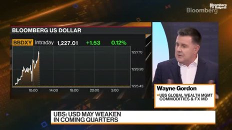 Гордън от UBS: В краткосрочен план може да има по-голяма волатилност при долара