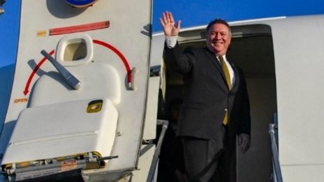 Държавният секретар на САЩ Майк Помпейо се срещна с Ким Чен-ун*