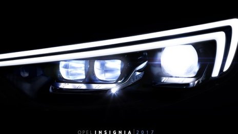 Opel показа „умните” фарове на новата Insignia