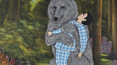 Картина с кристали бе продадена за 1 млн. долара