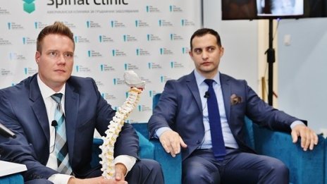 Американска клиника в София ще лекува неинвазивно гръбначни заболявания