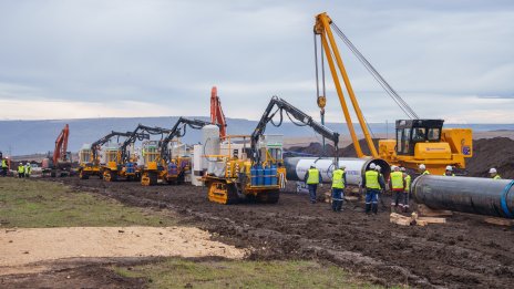 "Главболгарстрой" изпълнява успоредно строителството на Лот 1 и Лот 3 от Вертикалния газов коридор