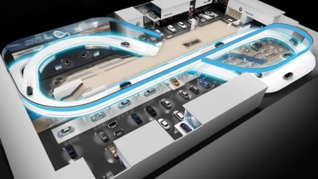 BMW изгражда писта за изложението във Франкфурт 