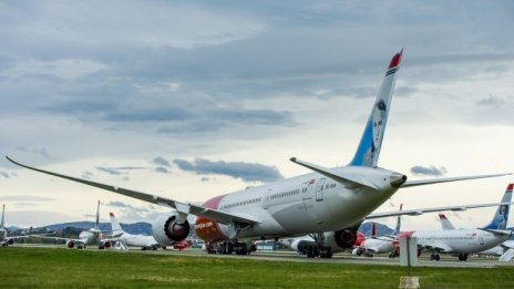 Norwegian Air отчита 91% спад в броя на пътниците през август
