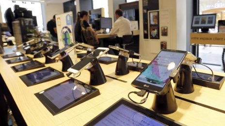 Световният пазар на таблети се свива с близо 13% през третото тримесечие