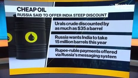 Русия намалява цената на петрола си за Индия с 35 долара