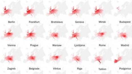Графика на деня: Най-удобните и бързи маршрути с влак в Европа