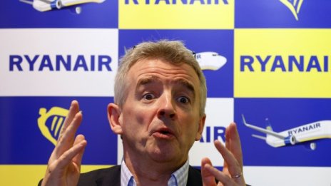 Ryanair с първа тримесечна загуба от 2010 г. насам