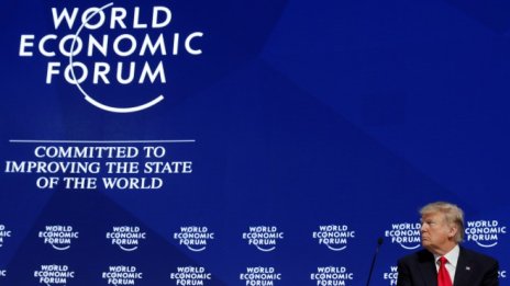 Тръмп в Давос: самохвалство и реклама