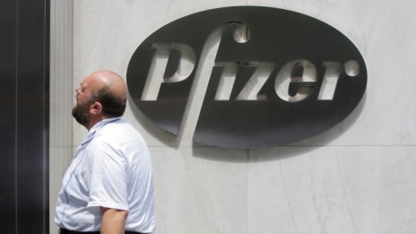 Pfizer не оправда очакванията за продажби през първото тримесечие