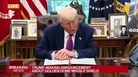 Златният купол на Тръмп ще струва 175 млрд. долара