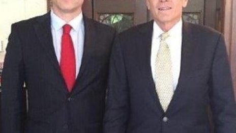 Визитата на Стоян Мавродиев в САЩ приключи със среща с генерал Уесли Кларк