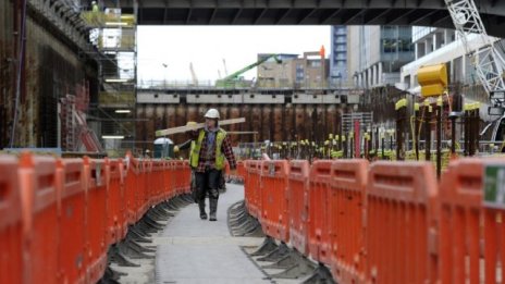 Строителите в Лондон залагат на новия проект за железница "Crossrail"