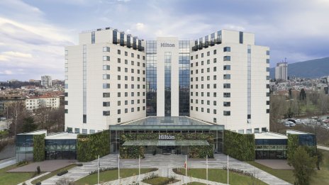 Реновираният Hilton Sofia беше отличен за най-добър интериорен дизайн на бизнес хотел