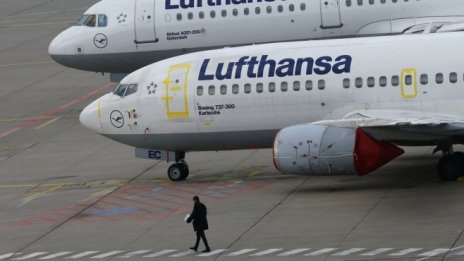 И в неделя може да има отменени полети на Lufthansa