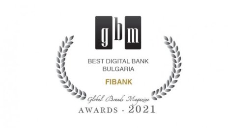 Fibank с международна награда „Дигитална банка на годината - България“