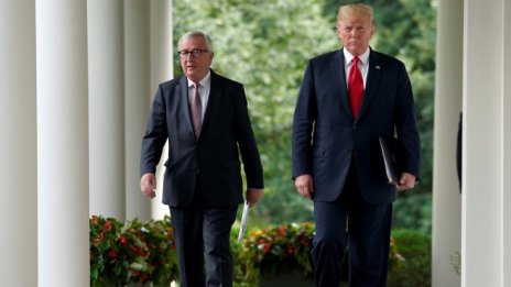 Една година след срещата между Тръмп и Юнкер - какво се промени?