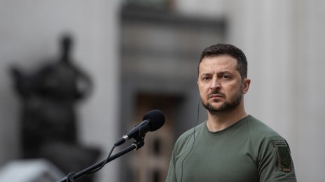 Володимир Зеленски пристига на посещение в България*