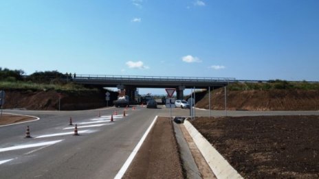 Откриха новия пътен възел "Българово" от магистрала "Тракия"