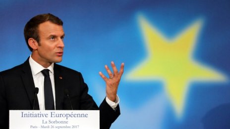 Guardian: Речта на Макрон се стремеше да съживи европейския дух