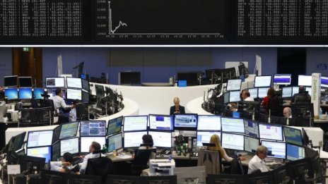 Европейските борси също стартираха седмицата на червено