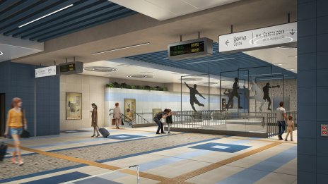 Конструкцията на метростанцията до Герена ще е готова през май 2024 г.