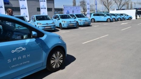 В София вече има 60 електрически VW up за споделено ползване