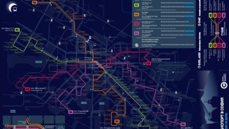Четири линии на градския транспорт ще обслужват нощна София