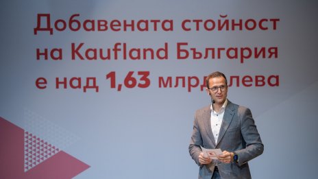 Над 1,63 млрд. лв. е добавената стойност на Kaufland за българската икономика