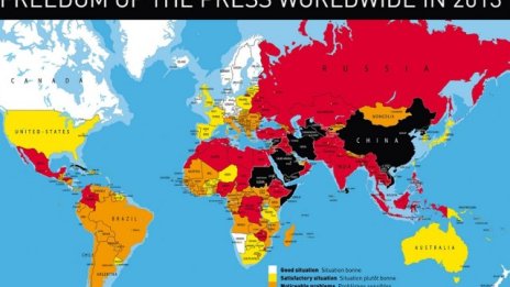 България е на 87-о място в света по свобода на медиите 