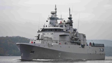 Военноморските сили получиха първия нов многофункционален модулен патрулен кораб