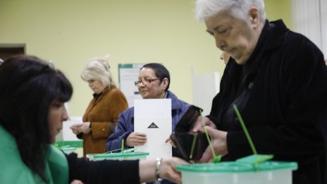 Управляващата партия в Грузия печели изборите при преброени 70% от секциите*
