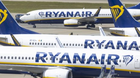 Ryanair се радва на подем в резервациите 