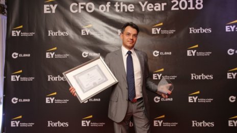 Финансовият директор на VP Brands International бе отличен от EY Bulgaria