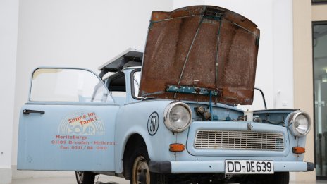 Електрически Trabant привлича погледите в музей в Дрезден