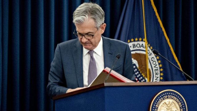 <p>
	Управителят на Фед Джером Пауъл. <em>Снимка: Andrew Harrer/Bloomberg</em></p>
