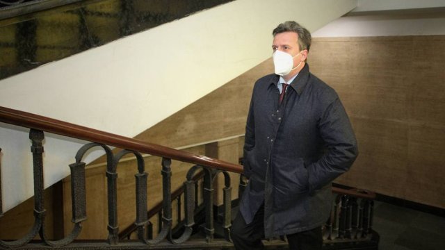 Николай Павлов на разпит в Софийската градска прокуратура. Снимка: Димитър Кьосемарлиев, Investor Media Group