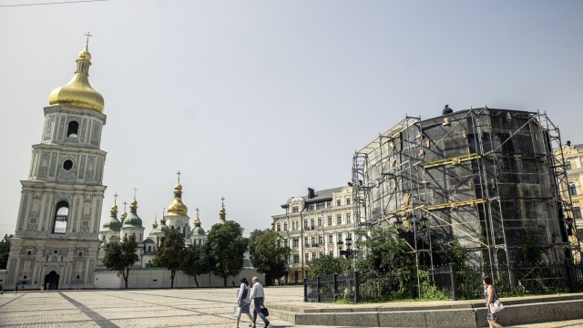 Столицата на Украйна Киев. Снимка: Bloomberg L.P.