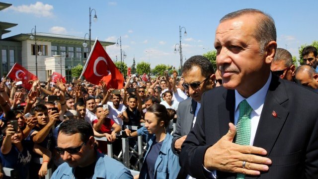 <p>
	Турският президент Реджеп Тайип Ердоган. <em>Снимка: Ройтерс</em></p>
