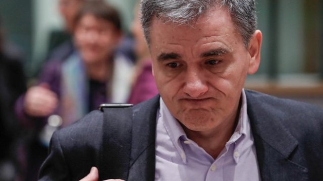 <p>
	Гръцкият финансов министър Евклид Цакалотос. <em>Снимка: Ройтерс</em></p>
