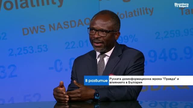 Д-р Джейкъб Удо-Удо Джейкъб. Снимка: Bloomberg TV Bulgaria