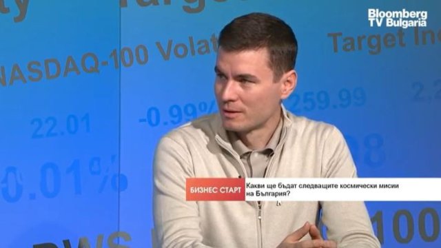 Основателят на EnduroSat Райчо Райчев. Снимка: Bloomberg TV Bulgaria
