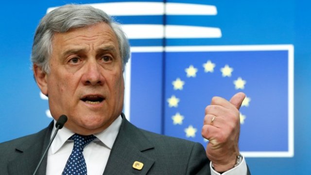 <p>
	Председателят на Европейския парламент Антонио Таяни. <em>Снимка: Ройтерс</em></p>
