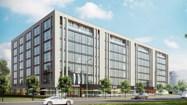 <p>
	Така ще изглежда новата сграда. <em>Илюстрация:&nbsp;&bdquo;Галакси Инвестмънт Груп&rdquo;</em></p>
