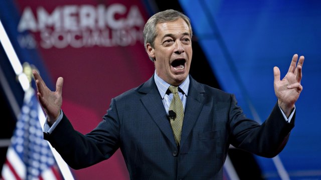 Найджъл Фараж. Снимка: Bloomberg